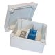 Wall Box - 815 - Internal LC Quad MM Adaptor - 2 Glands 1in/1out